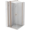 Mexen Mist T Duschkabine, ausstellbar 80 x 80 cm, transparent, gebürstetes Kupfer - 8A4T-080-080-65-00