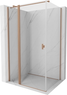 Mexen Mist T Duschkabine mit Drehtür 95 x 85 cm, transparent, gebürstetes Kupfer - 8A4T-095-085-65-00
