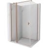 Mexen Mist T Duschkabine Schwingtür 105 x 85 cm, transparent, gebürstetes Kupfer - 8A4T-105-085-65-00