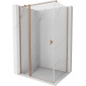 Mexen Mist T Duschkabine schwenkbar 70 x 100 cm, transparent, gebürstetes Kupfer - 8A4T-070-100-65-00