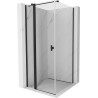 Mexen Mist T Duschkabine, schwenkbar, 85 x 85 cm, transparent, schwarz - 8A4T-085-085-70-00