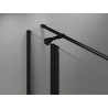Mexen Mist T Duschkabine schwenkbar 90 x 90 cm, transparent, schwarz - 8A4T-090-090-70-00