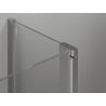 Mexen Mist Duo Pendeltür-Duschkabine 120 x 115 cm, transparent, Chrom - 8A4-120-115-01-00