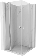 Mexen Mist Duo Duschkabine schwenkbar 120 x 120 cm, transparent, Chrom - 8A4-120-120-01-00
