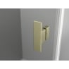 Mexen Mist Duo Duschkabine, 95 x 70 cm, transparent, gebürstetes Gold - 8A4-095-070-55-00