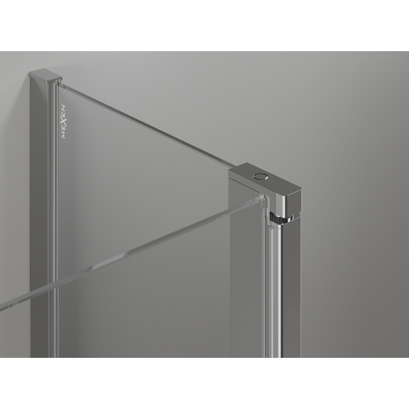 Mexen Mist T Duschkabine schwenkbar 80 x 70 cm, transparent, chrom - 8A4T-080-070-01-00