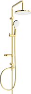 Mexen X05 Duschsäule, Gold/Weiß - 798050591-50