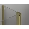Mexen Mist T Duschkabine schwenkbar 85 x 100 cm, transparent, gold - 8A4T-085-100-50-00