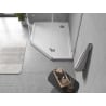 Mexen Flow Fünfeck-Duschwanne Slim Links 90 x 80 cm, Weiß glänzend - 46P108090L
