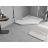 Mexen Flow Fünfeck-Duschwanne Slim rechts 100 x 90 cm, weiß glänzend - 46P109010R