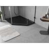 Mexen Flow Duschwanne Fünfeckig Slim Links 100 x 90 cm, Schwarz Matt - 46P709010L