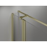 Mexen Mist T Duschkabine schwenkbar 80 x 120 cm, transparent, gebürstetes Gold - 8A4T-080-120-55-00