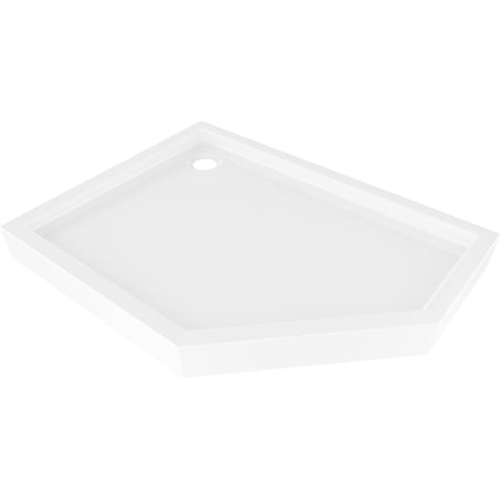 Mexen Flow+ Fünfeck-Duschwanne links 90 x 80 cm, weiß glänzend - 46P108090LH