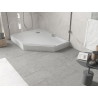 Mexen Flow+ Fünfeck-Duschwanne links 100 x 80 cm, weiß glänzend - 46P108010LH