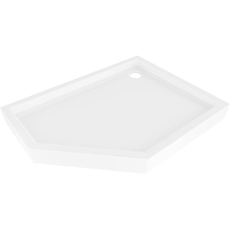 Mexen Flow+ Fünfeck-Duschtasse rechts 100 x 80 cm, weiß glänzend - 46P108010RH