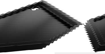 Mexen Flow+ Fünfeck-Duschwanne links 90 x 80 cm, schwarz matt - 46P708090LH