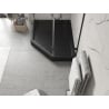 Mexen Flow+ Fünfeck-Duschwanne links 80 x 100 cm, schwarz matt - 46P708010LH