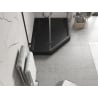 Mexen Flow+ Fünfeck-Duschtasse rechts 100 x 90 cm, schwarz matt - 46P709010RH