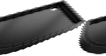 Mexen Flow+ Duschwanne halbrund asymmetrisch rechts 100 x 80 cm, schwarz matt - 46Q708010RH