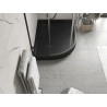 Mexen Flow+ asymmetrische rechteckige Duschwanne 100 x 90 cm, schwarzmatt - 46Q709010RH