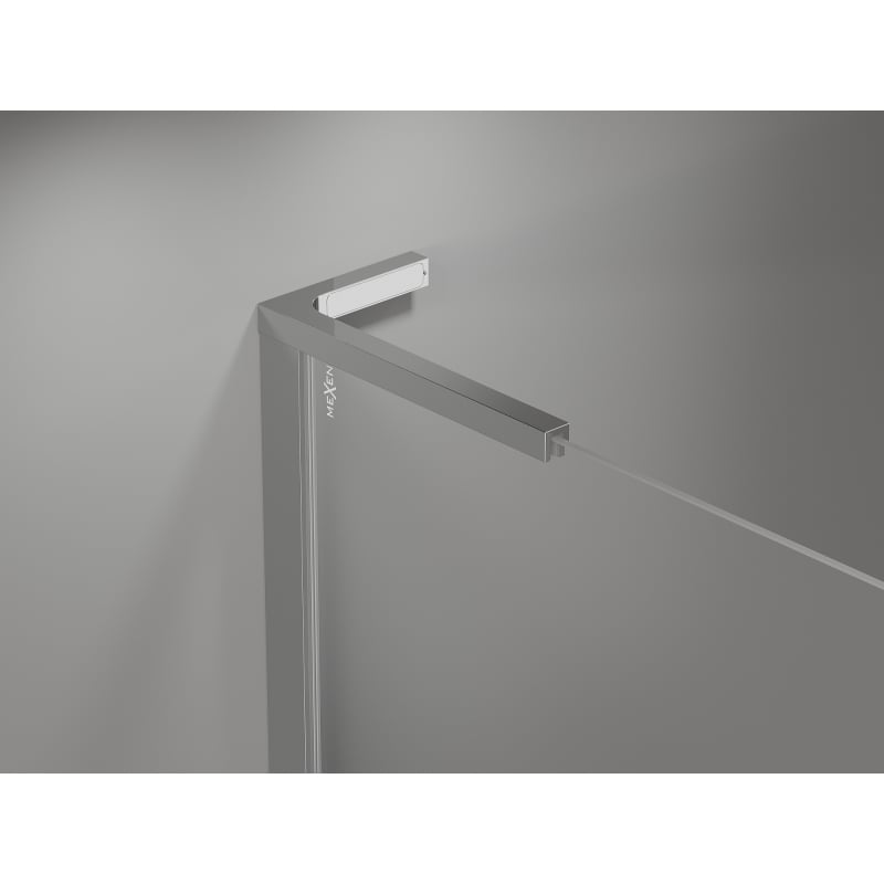 Mexen Mist L Duo Duschkabine schwenkbar 120 x 100 cm, transparent, Chrom - 8A4L-120-100-01-00
