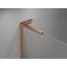 Mexen Mist L Duo Duschkabine schwenkbar 110 x 90 cm, transparent, gebürstetes Kupfer - 8A4L-110-090-65-00