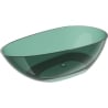 Mexen Glass Teal Freistehende Badewanne Transparent 170 x 85 cm, Chrom-Abfluss - 58061708511