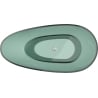 Mexen Glass Teal Freistehende Badewanne Transparent 170 x 85 cm, Chrom-Abfluss - 58061708511