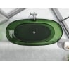 Mexen Pure Forest freistehende transparente Wanne 170 x 80 cm, Chromstopfen - 58071708002