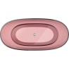 Mexen Pure Eozyna freistehende transparente Badewanne 170 x 80 cm, Stöpsel Chrom - 58071708003