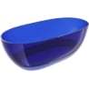 Mexen Pure Saphir freistehende transparente Badewanne 170 x 80 cm, Ablauf Chrom - 58071708016