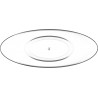 Mexen Vea Wanne freistehend transparent 180 x 80 cm, Stopfen Chrom - 58091808008