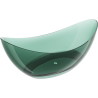 Mexen Vea freistehende transparente Teal-Wanne 180 x 80 cm, Chromstöpsel - 58091808011