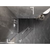 Mexen Lunar L Fünfeck-Duschkabine, schwenkbar, links 90 x 100 cm, transparent, weiß - 831L-090L-100P-20-00-L