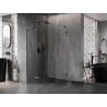 Mexen Lunar L Fünfeck-Duschkabine mit linker Tür 80 x 90 cm, transparent, gun metal - 831L-080L-090P-95-00-L