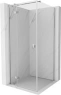 Mexen Mist-H T Duschkabine Schwingtür links 120 x 120 cm, transparent, Chrom - 8A5T-120-120-01-00-L