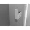 Mexen Mist Duschabtrennung, schwenkbar, 120 cm, transparent, chrom - 8A4-120-001-01-00