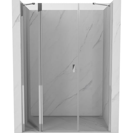 Mexen Mist Duschschwingtüren 135 cm, transparent, Chrom - 8A4-135-001-01-00