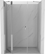 Mexen Mist Duschdrehtür 155 cm, transparent, Chrom - 8A4-155-001-01-00