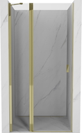Mexen Mist Duschschwingtüren 100 cm, transparent, gold - 8A4-100-000-50-00