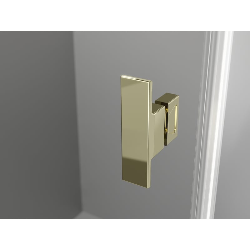 Mexen Mist Duschschwenktür 120 cm, transparent, gold - 8A4-120-000-50-00