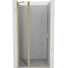 Mexen Mist Duschpendeltüren 70 cm, transparent, gebürstetes Gold - 8A4-070-000-55-00