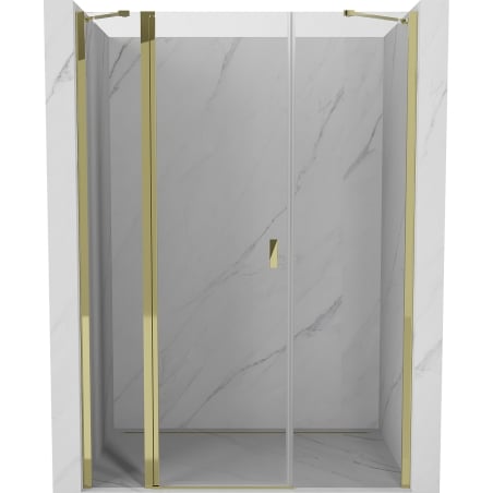 Mexen Mist Duschpendeltür 120 cm, transparent, gold - 8A4-120-001-50-00