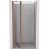 Mexen Mist Duschdrehtür 105 cm, transparent, gebürstetes Kupfer - 8A4-105-000-65-00