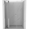 Mexen Mist L Duschdrehtüren 145 cm, transparent, Chrom - 8A4L-145-001-01-00