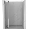 Mexen Mist L Duschdrehür 155 cm, transparent, Chrom - 8A4L-155-001-01-00