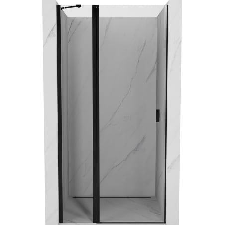 Mexen Mist Duschdreh­tür 75 cm, transparent, schwarz - 8A4-075-000-70-00