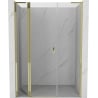 Mexen Mist L Duschdrehtüren 150 cm, transparent, gold - 8A4L-150-001-50-00
