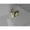 Mexen Mist-H T Duschkabine, schwenkbar, links 75 x 80 cm, transparent, golden - 8A5T-075-080-50-00-L