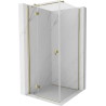 Mexen Mist-H T Duschkabine mit Schwingtür links 85 x 85 cm, transparent, Gold - 8A5T-085-085-50-00-L